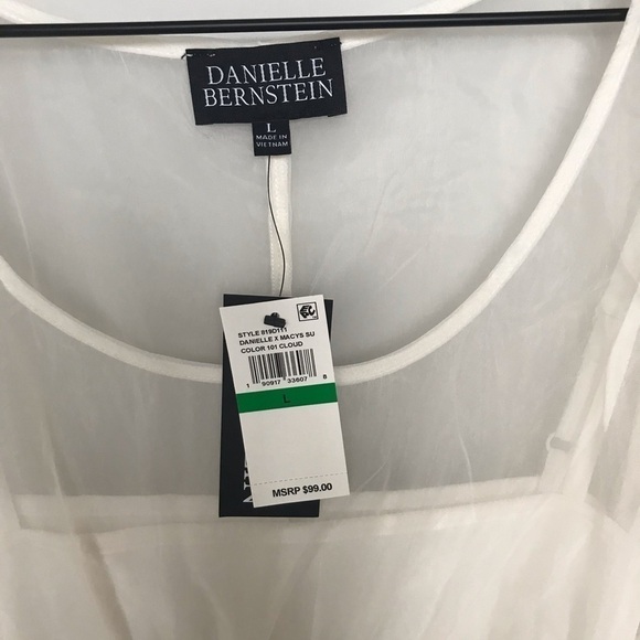 Danielle Bernstein Organza White Cloud Dress NWT - Picture 6 of 7